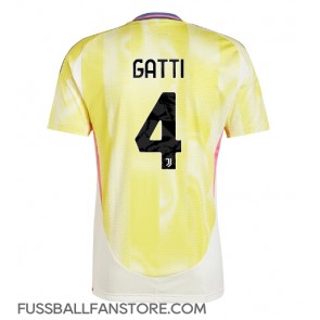 Juventus Federico Gatti #4 Replik Auswärtstrikot 2024-25 Kurzarm